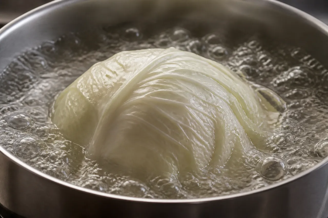 Blanchir le chou blanc avant cuisson à la cocotte-minute