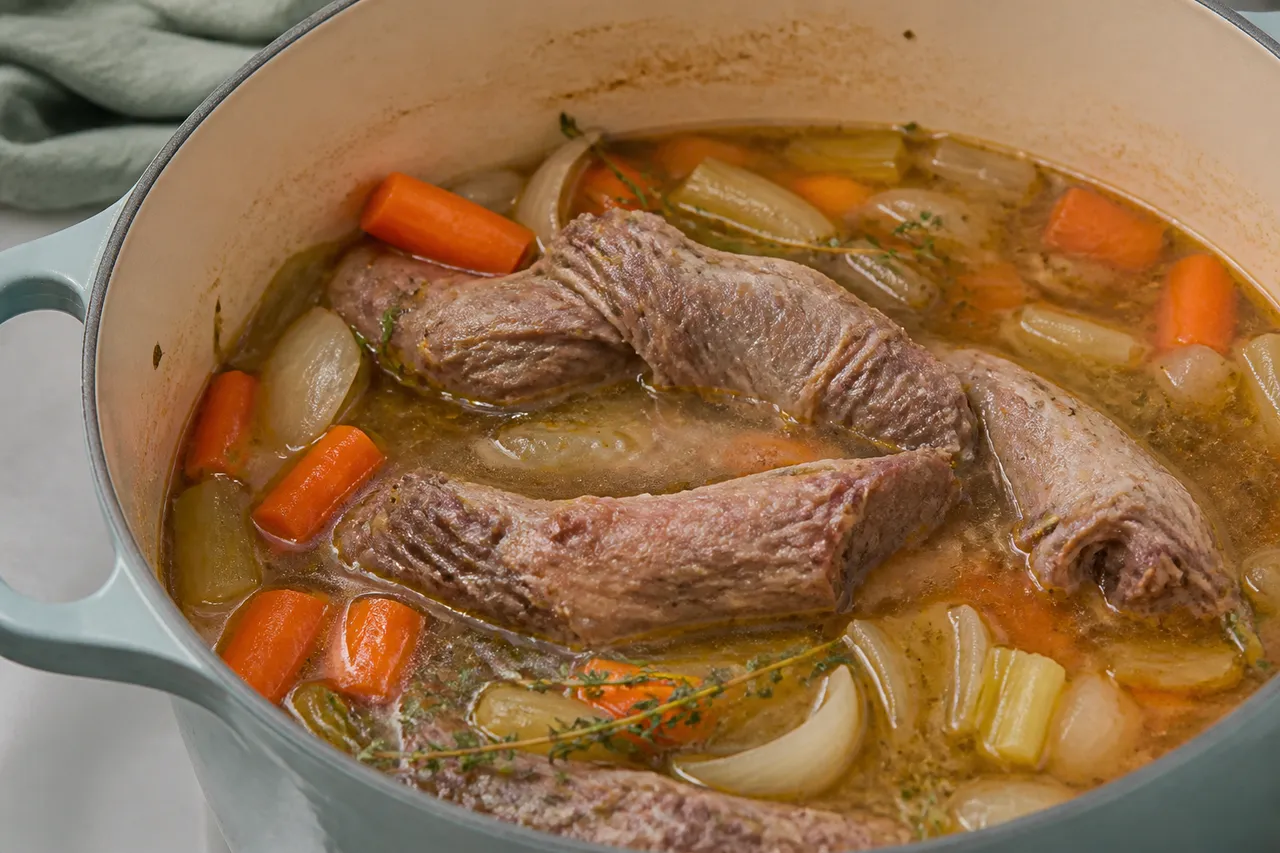 Mijoté de cou de dinde aux légumes